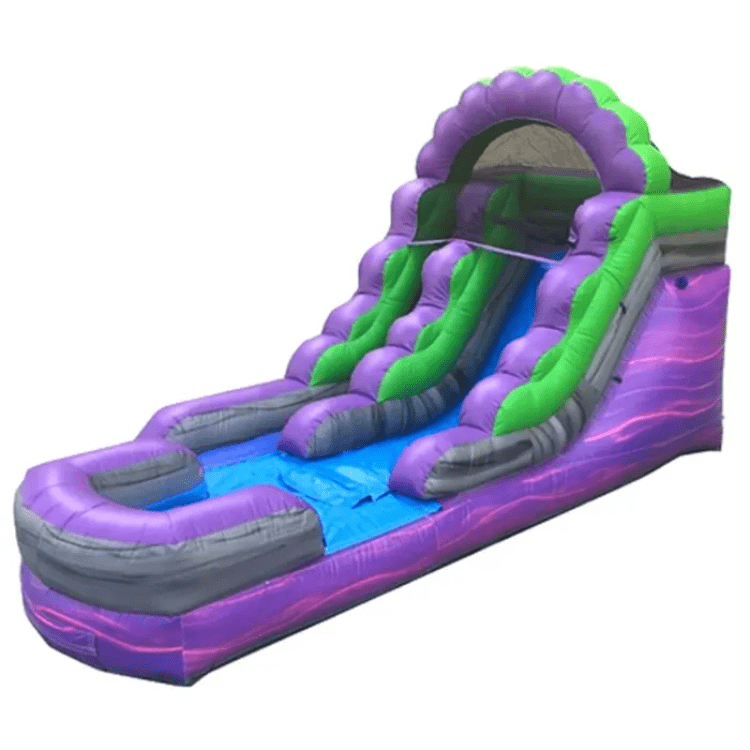 12’ Purple Marble  Water Slide